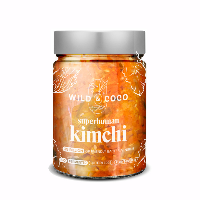 Superhuman Kimchi BIO, 280 g, 169 Kč, Wild & Coco
Superhuman Kimchi BIO, 280 g, 169 Kč, Wild & Coco