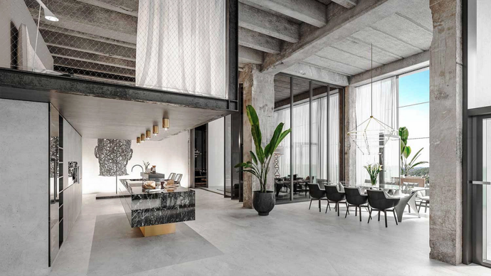 Pražský loftový byt se střešní terasou připomíná newyorské luxusní penthousy Pražský loftový byt se střešní terasou připomíná newyorské luxusní penthousy