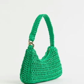 Zelená kabelka do ruky, H&M, 599 Kč
