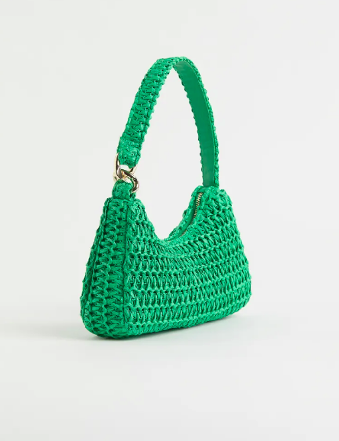 Zelená kabelka do ruky, H&M, 599 Kč
