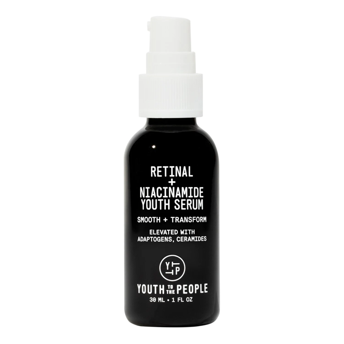 Sérum proti stárnutí pleti Retinal + Niacinamide Youth Serum, Youth to the People, 1750 Kč, Sephora
Sérum proti stárnutí pleti Retinal + Niacinamide Youth Serum, Youth to the People, 1750 Kč, Sephora