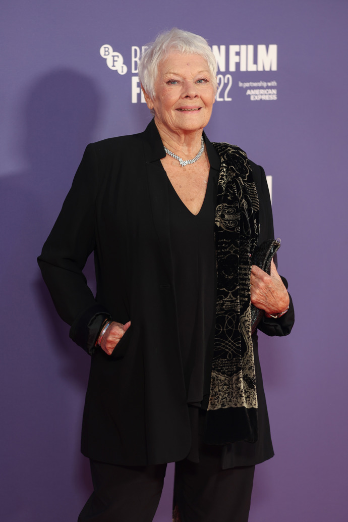 Judi Dench už několik let nosí krátké, šedé vlasy.
Judi Dench už několik let nosí krátké, šedé vlasy.
