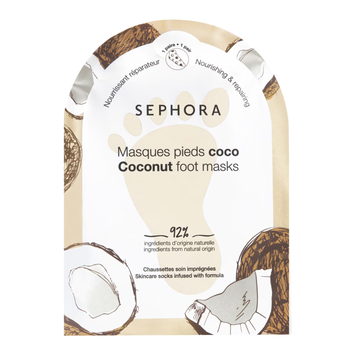 Maska na nohy Feet Mask – Kokos, Sephora Collection, 150 Kč, Sephora
Maska na nohy Feet Mask – Kokos, Sephora Collection, 150 Kč, Sephora
