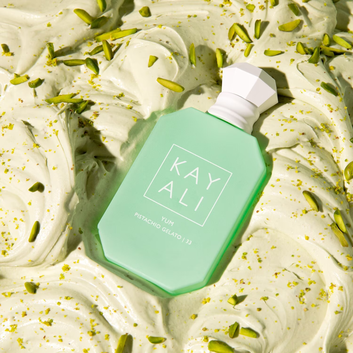 Yum Pistachio Gelato | 33, Kayali, 50 ml, 2550 Kč, Sephora
