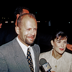 Bruce Willis během let