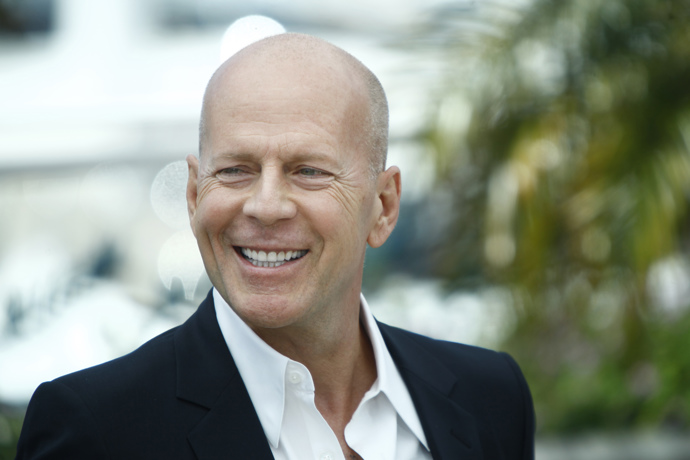 Bruce Willis během let