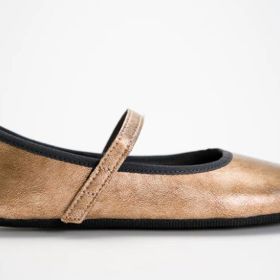 Zlaté baleríny, Barefoot, Ahinsa Shoes, 2990 Kč
