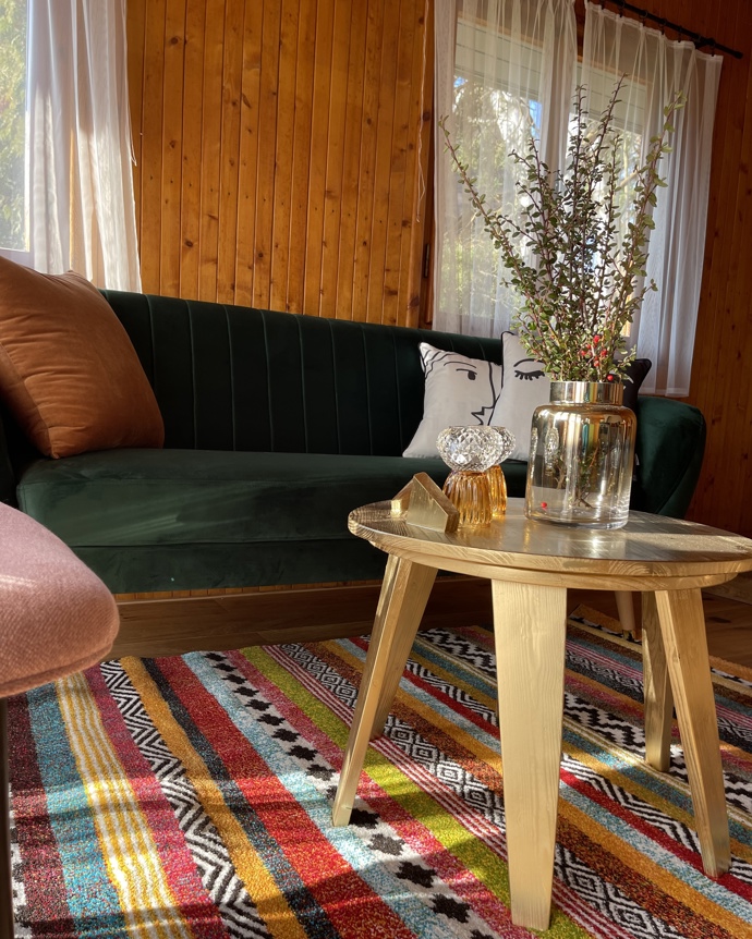 Proměna chatky ze 70. let. 
