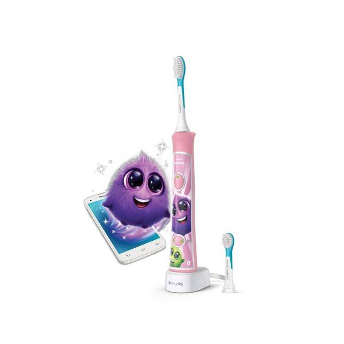 elektrický sonický kartáček, který lze pomocí Bluetooth propojit se zábavnou aplikací, Phillips Sonicare, 1599 Kč – seženete v DATARTU, kde během Dnů Marianne platí sleva 20 % na vybrané produkty zubní péče Oral-B
