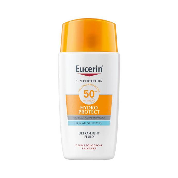 Ultra lehký fluid na obličej Hydro Protect SPF 50+, Eucerin, 579 Kč
Ultra lehký fluid na obličej Hydro Protect SPF 50+, Eucerin, 579 Kč
