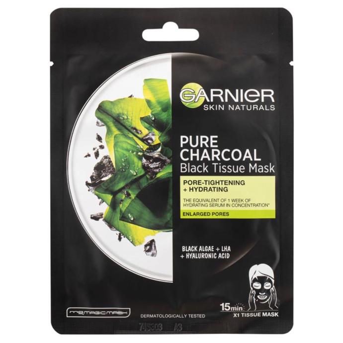 Textilní pleťová maska na rozšířené póry Pure Charcoal, Garnier, 65 Kč
Textilní pleťová maska na rozšířené póry Pure Charcoal, Garnier, 65 Kč