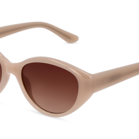 Krémově hnědé sluneční brýle, Fielmann, 800 Kč
