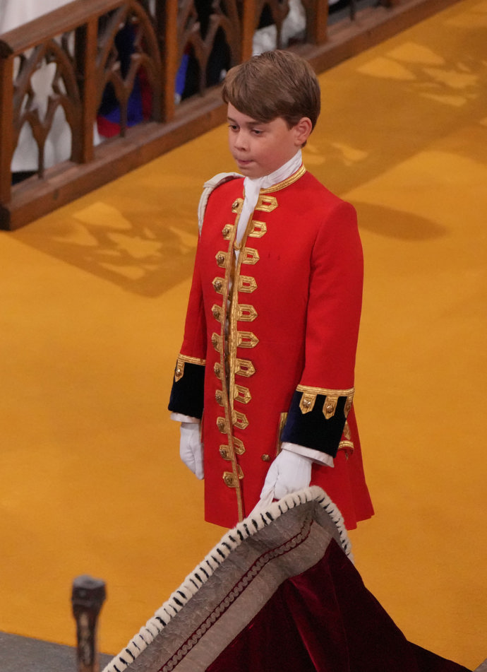 princ George v roli pážete
princ George v roli pážete