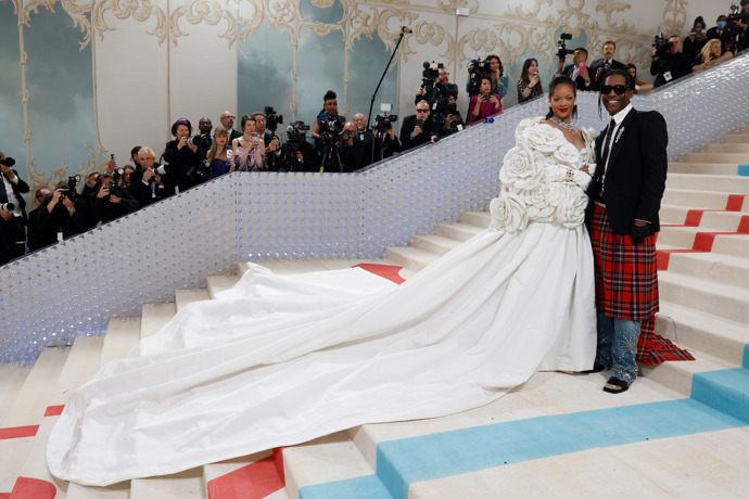 Na Met Gala nechyběla ani Rihanna a A$AP Rocky.
Na Met Gala nechyběla ani Rihanna a A$AP Rocky.