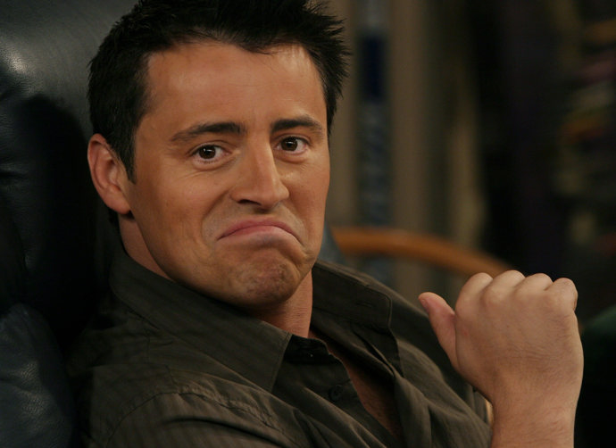 Matt LeBlanc jako Joey v Přátelích.
