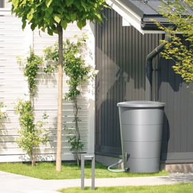 Sud na dešťovou vodu Smooth 200 l (š. 60 cm × d. 60 cm × v. 107 cm), antracit,  534,62 Kč, www.geomall.cz