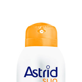 Neviditelný suchý sprej na opalování Coconut Love SPF 50, Astrid, 150 ml, 250 Kč
