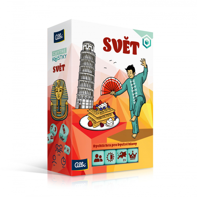 Chytré kostky – Svět, Albi, 399 Kč
