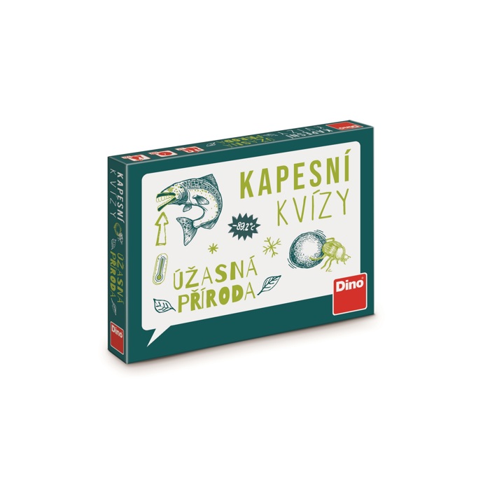 Cestovní hra Kapesní kvízy Úžasná příroda, Dino, 169 Kč

