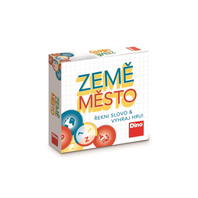 Hra Země Město, které si snadno zahrajete i bez tužky a bloku, Dino, 299 Kč
