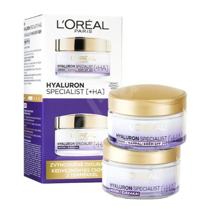 Kombinace denního a nočního krému z řady Hyaluron Specialist 50ml & 50ml pro dosažení co nejlepších výsledků. Krémy obsahují vysokou koncentraci 2 druhů kyseliny hyaluronové pro dosažení co nejlepší péče.
Kombinace denního a nočního krému z řady Hyaluron Specialist 50ml & 50ml pro dosažení co nejlepších výsledků. Krémy obsahují vysokou koncentraci 2 druhů kyseliny hyaluronové pro dosažení co nejlepší péče.