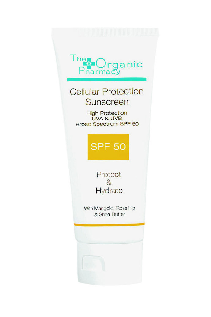 Opalovací krém na obličej a tělo Cellular Protection Sun Cream SPF 50, The Organics Pharmacy, 100 ml, 1079 Kč
