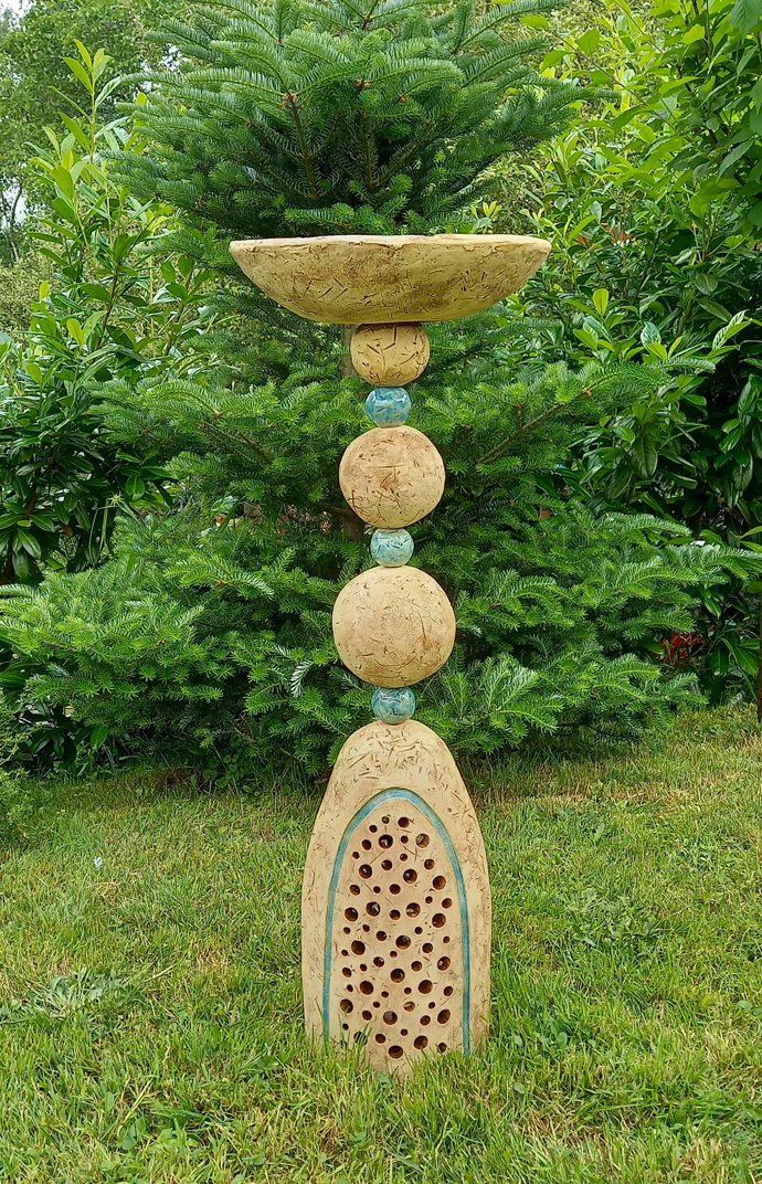 Pítko béžové Pítko/ svícen / od Art C.