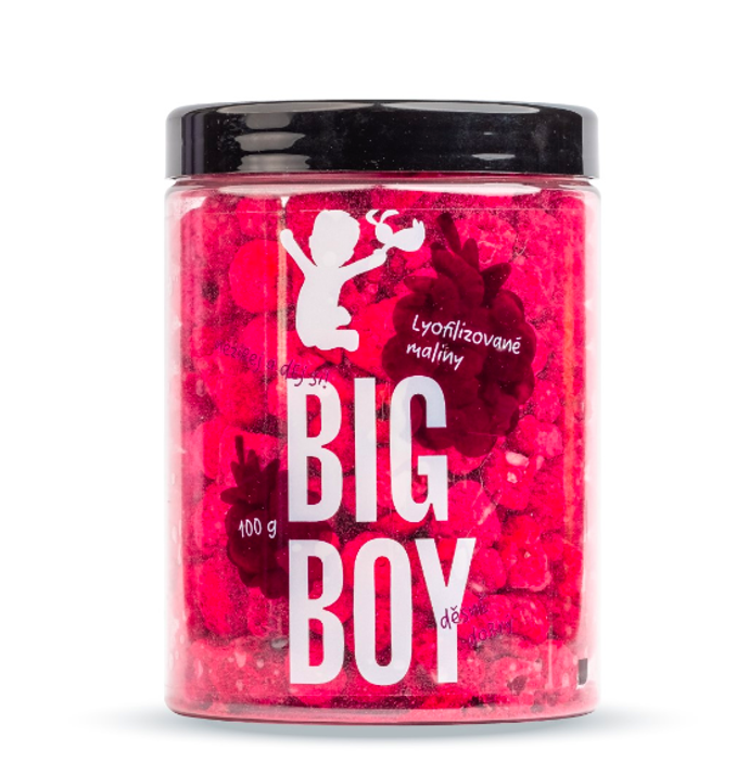 Mrazem sušené maliny, Big Boy, 299 Kč
