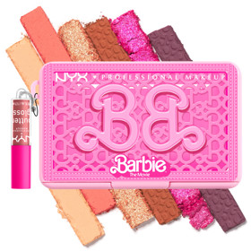 Paletka očních stínů Barbie On The Go, NYX Professional Makeup X Barbie, 549 Kč
