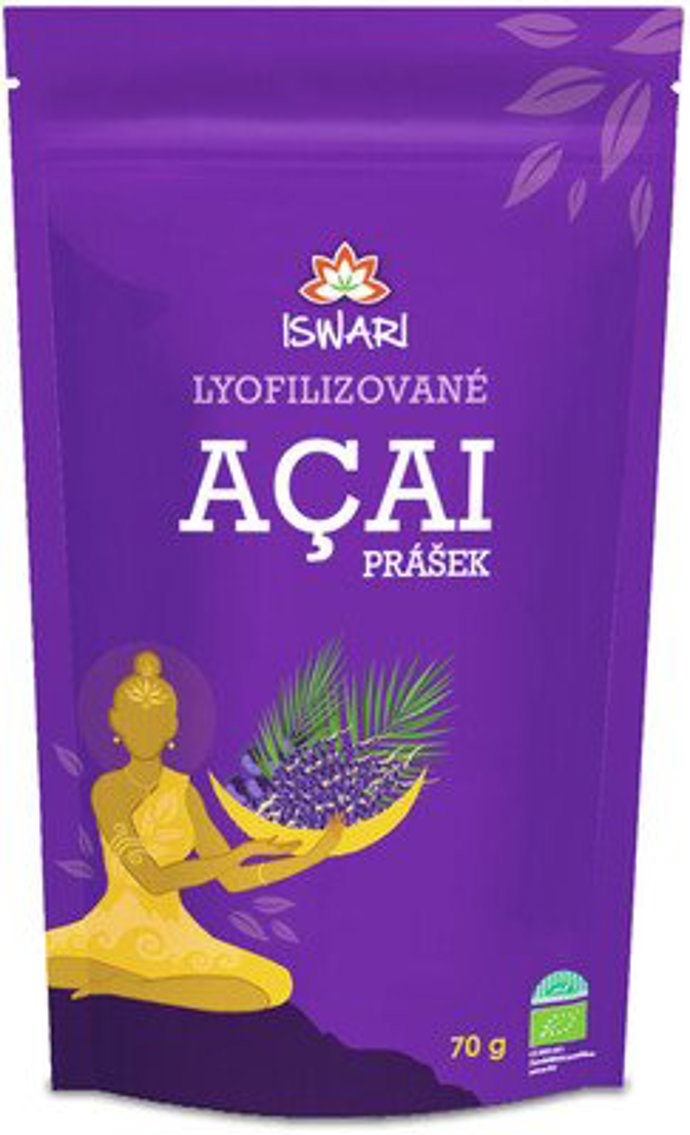 Açaí prášek BIO, Iswari, 376 Kč / 70 g

 
