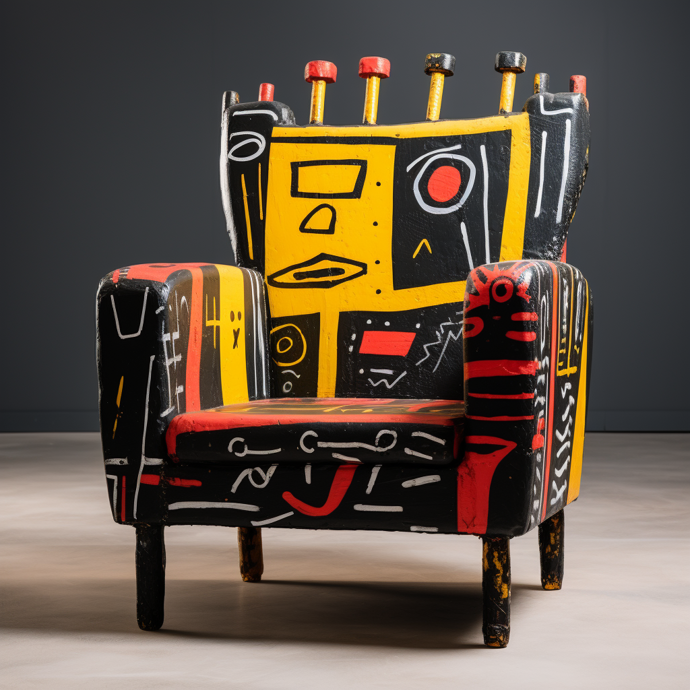 Nábytek podle Jeana-Michela Basquiat
