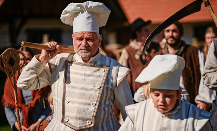 Štěpánek v pohádce Tajemství staré bambitky. Štěpánek v pohádce Tajemství staré bambitky.