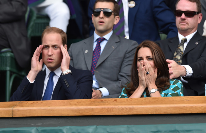 Princ i princezna z Walesu zbožňují tenis.
Princ i princezna z Walesu zbožňují tenis.