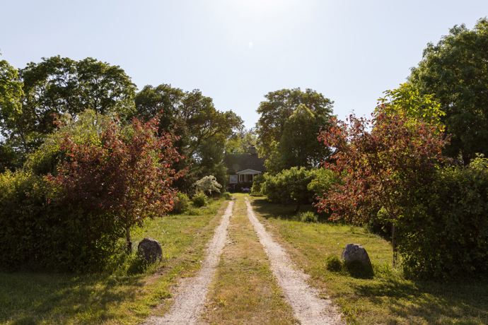 Kouzelný červený domek. 
