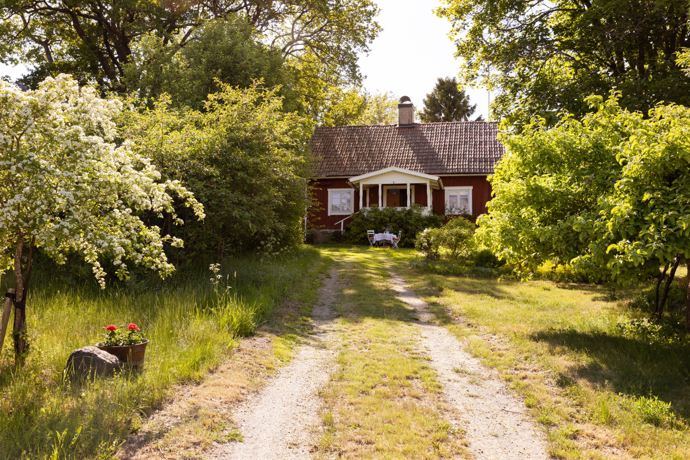 Kouzelný červený domek. 
