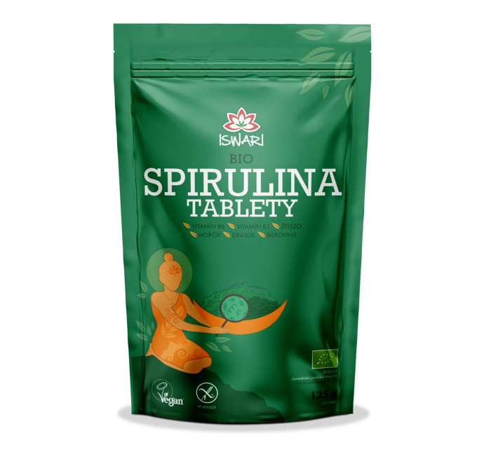 Spirulina tablety, Iswari, 210 Kč

 
