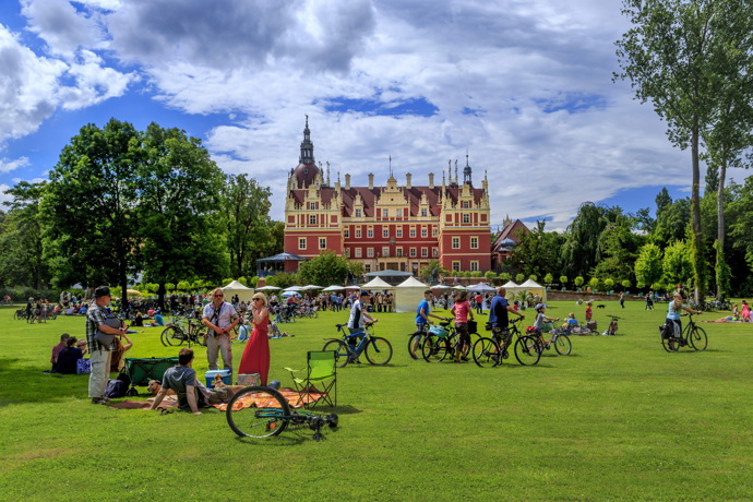 Park Mużakowski, který je součástí světového dědictví UNESCO.
