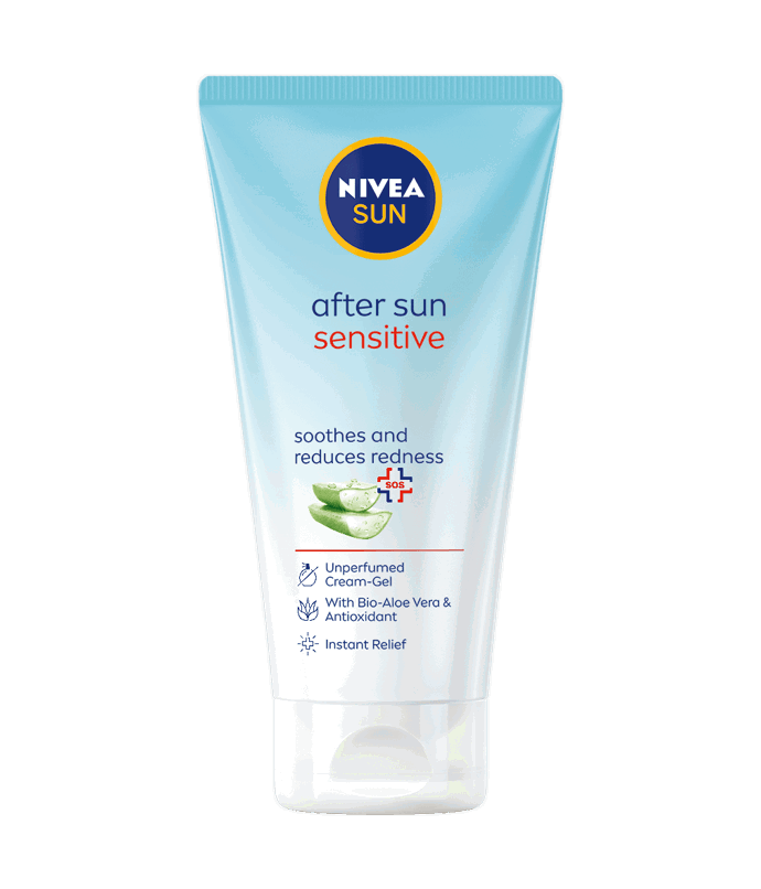 Zklidňující krémový gel po opalování, Nivea, 300 Kč
