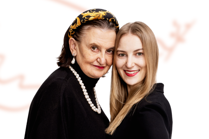 Eva Holubová s dcerou Karolínou
Eva Holubová s dcerou Karolínou