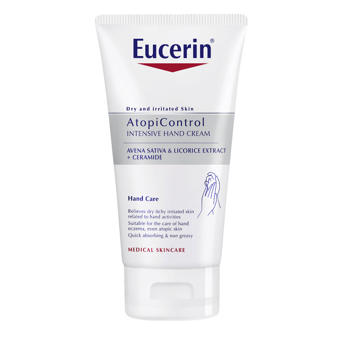 AtopiControl krém na ruce (Eucerin)

Tento krém je přímo určený pro péči o atopickou pokožku. Jeho textura je nemastná, na bázi oleje, takže nezanechává ruce nepříjemně ulepené. Složení chrání před vysycháním kůže, svěděním a zarudnutím. Lze jej použít během akutních i klidových fází atopického ekzému. 

Cena: 375 Kč (75 ml)

 

 
