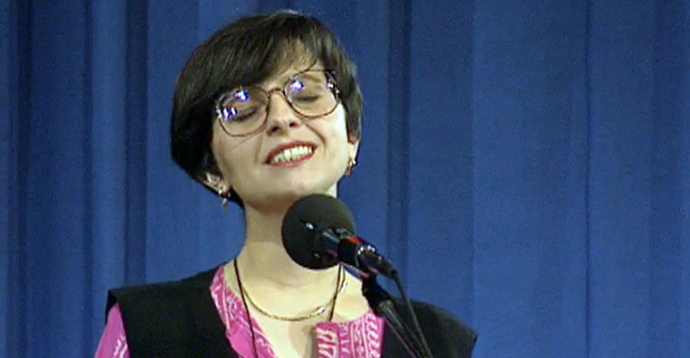Folková zpěvačka Zuzana Navarová.