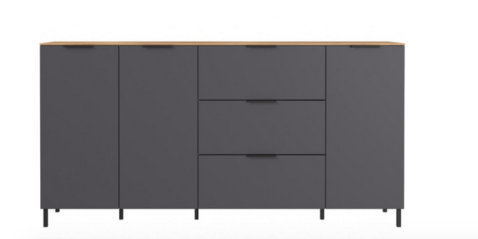 Grafitově šedá komoda Germania California 192 x 40 cm.

14 434 Kč, www.designovynabytek.cz
