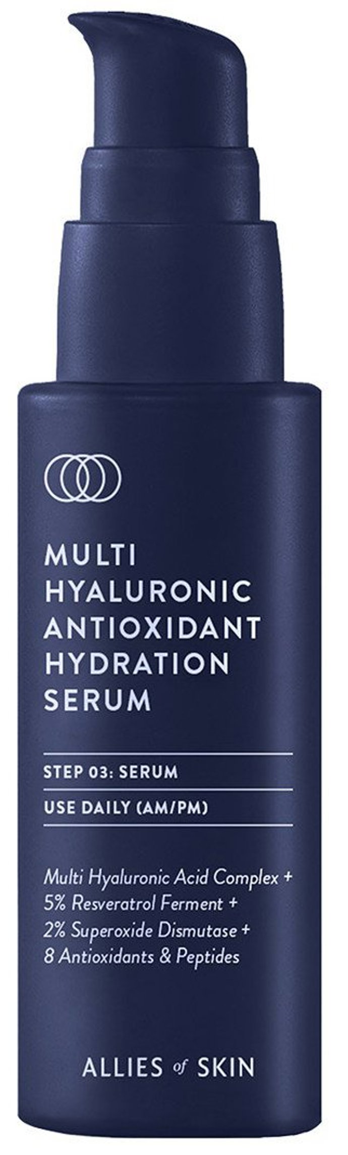 Koncentrované sérum Multi Hyaluronic Antioxidant Hydration Serum, Allies of Skin, 2350 Kč, Ingredients
Koncentrované sérum Multi Hyaluronic Antioxidant Hydration Serum, Allies of Skin, 2350 Kč, Ingredients