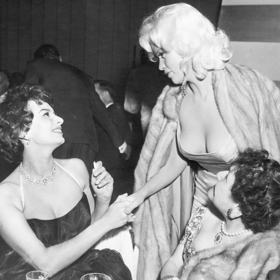 Sophia Loren a Jayne Mansfield
