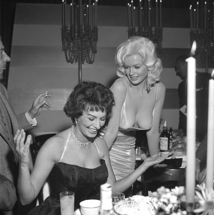Sophia Loren a Jayne Mansfield
