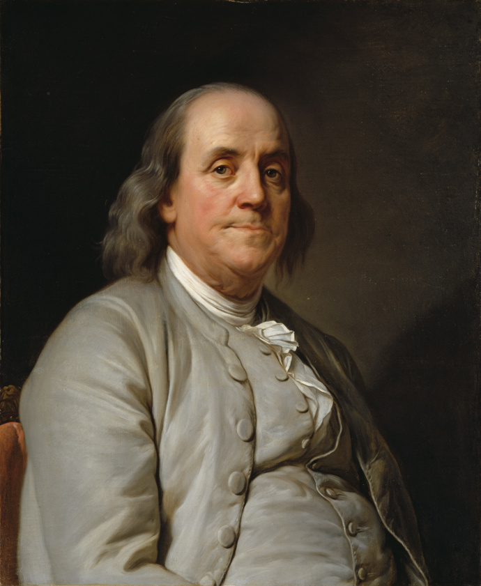 Benjamin Franklin, americký státník, diplomat a jeden z otců zakladatelů Spojených států Amerických.
Benjamin Franklin, americký státník, diplomat a jeden z otců zakladatelů Spojených států Amerických.