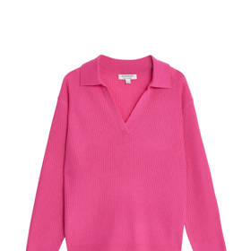 Merino-kašmírový svetr s výstřihem, Marks & Spencer, 3299 Kč
Během Dnů Marianne platí na produkty značky Marks & Spencer sleva 20 %.
Merino-kašmírový svetr s výstřihem, Marks & Spencer, 3299 Kč
Během Dnů Marianne platí na produkty značky Marks & Spencer sleva 20 %.