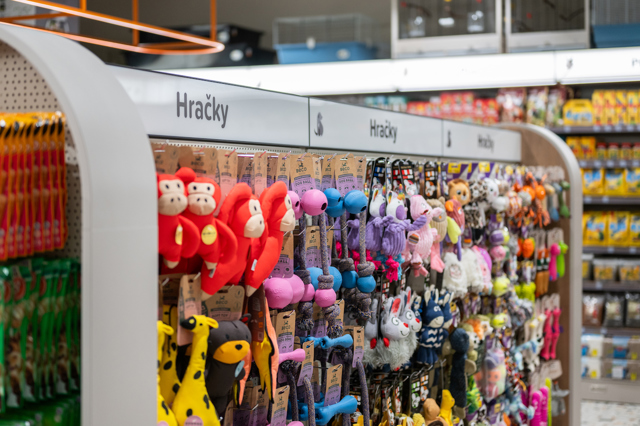 pet center hračky