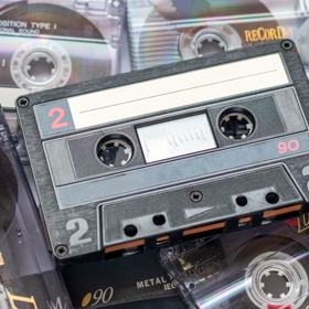 První magnetofonová kazeta byla představena firmou Philips na Mezinárodní veletrhu elektrotechniky v Amsterdamu v roce 1963. Dnes se již jedná o zastaralé médium. 
