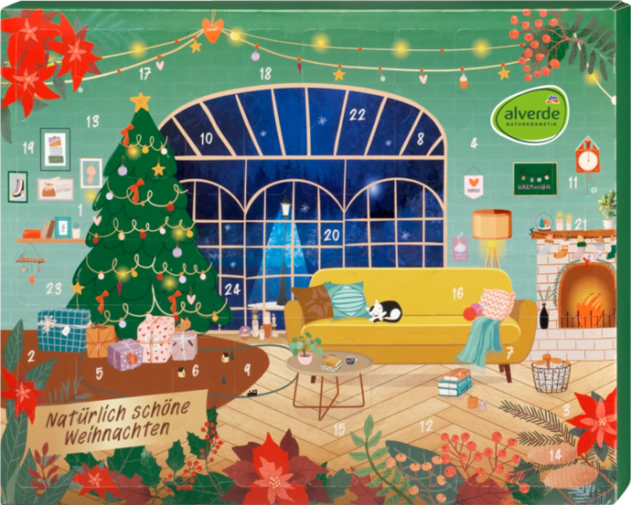 Adventní kalendář Natürlich schöne Weihnachten, Alverde Naturkosmetik, 499 Kč, dm drogerie
Adventní kalendář Natürlich schöne Weihnachten, Alverde Naturkosmetik, 499 Kč, dm drogerie